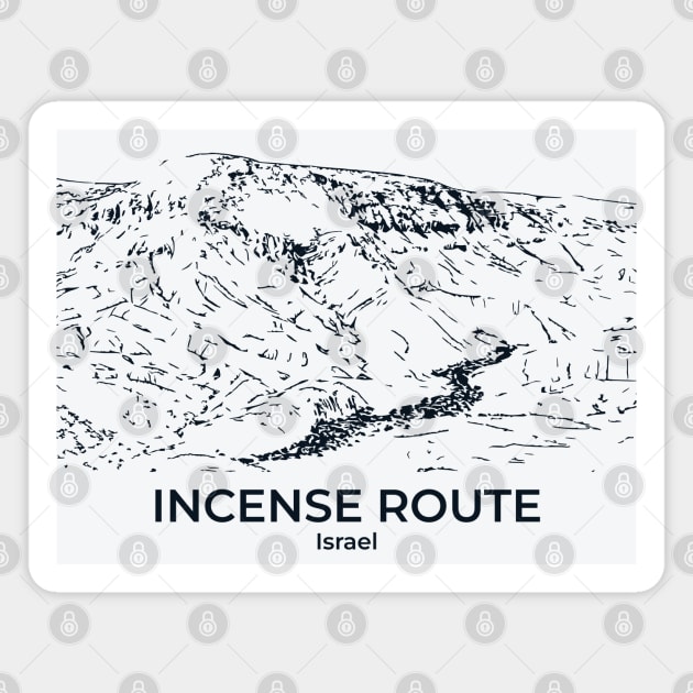 Incense Route - Israel Magnet by Lakeric